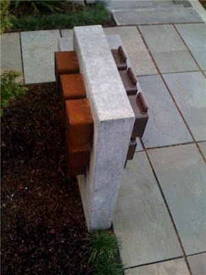 Modern Mailbox Post