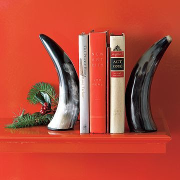the estate of things chooses horn bookends