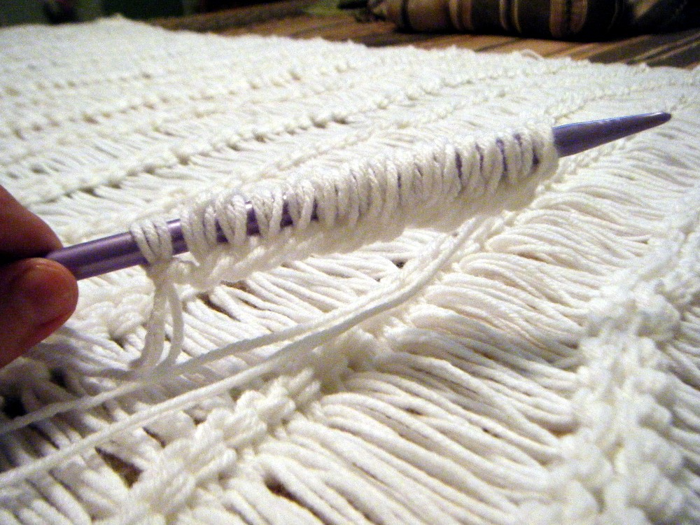Knit Throw Blanket