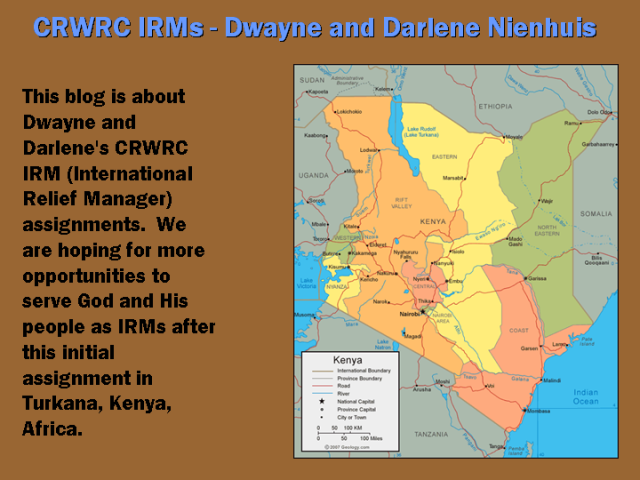CRWRC IRMs - Dwayne and Darlene Nienhuis