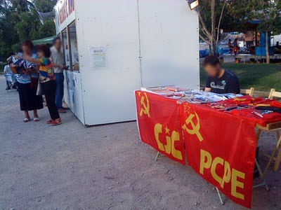 Los comunistas del PCPE y CJC en las fiestas de Carabanchel Alto DSC00202