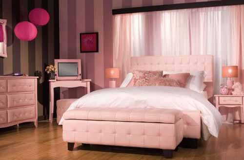 Pink Girls Teen Bedrooms