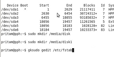 Ubuntu Mount New Disk Fstab