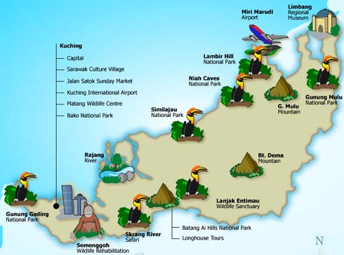 Peta Sarawak