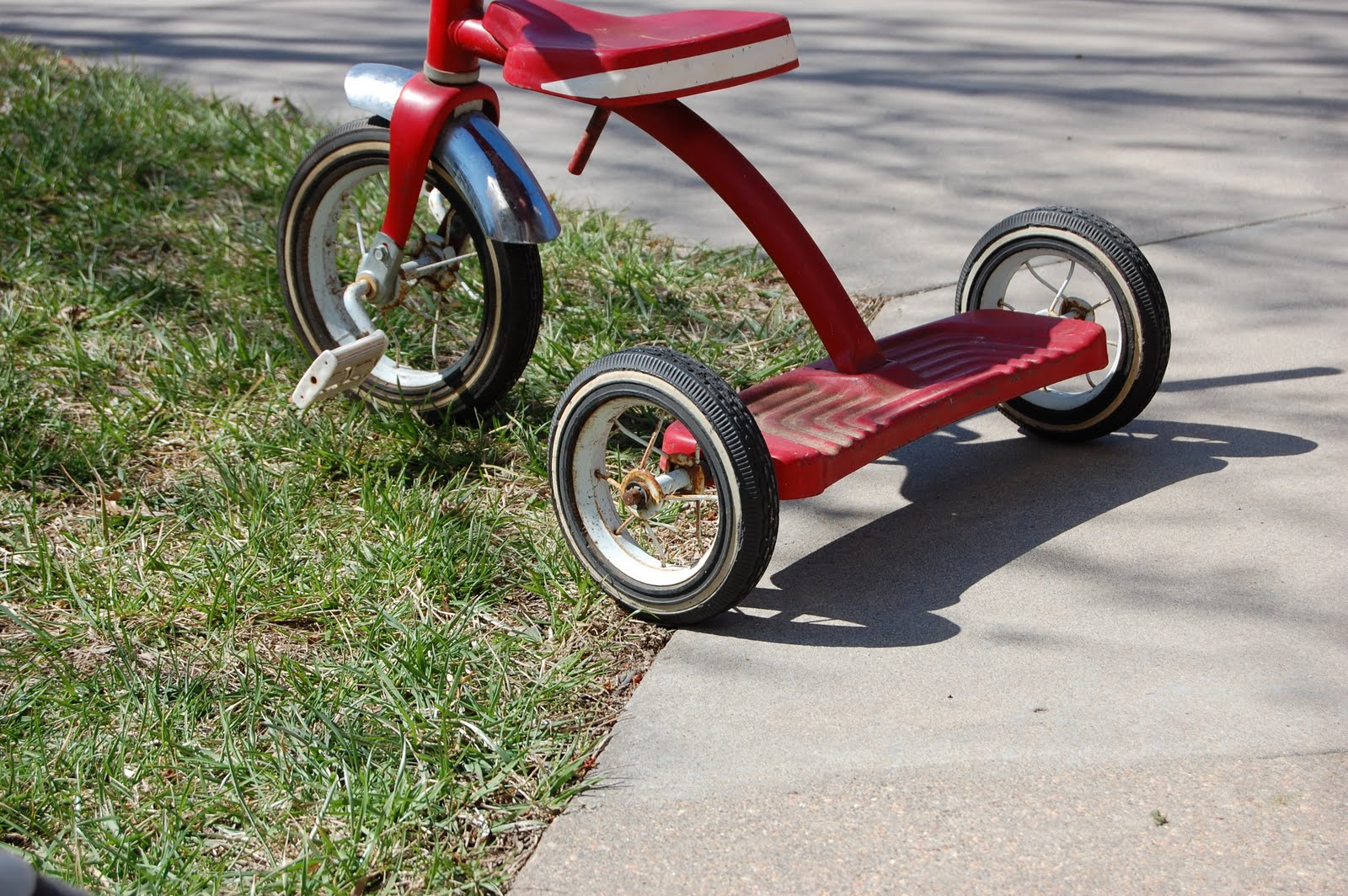 Justs write here Riding a trike