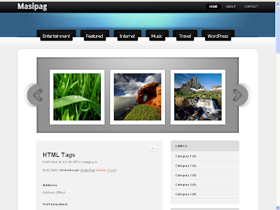Masipag Blogger Skin