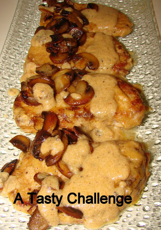 Pork Chops with Sauteed Mushrooms and Gravy