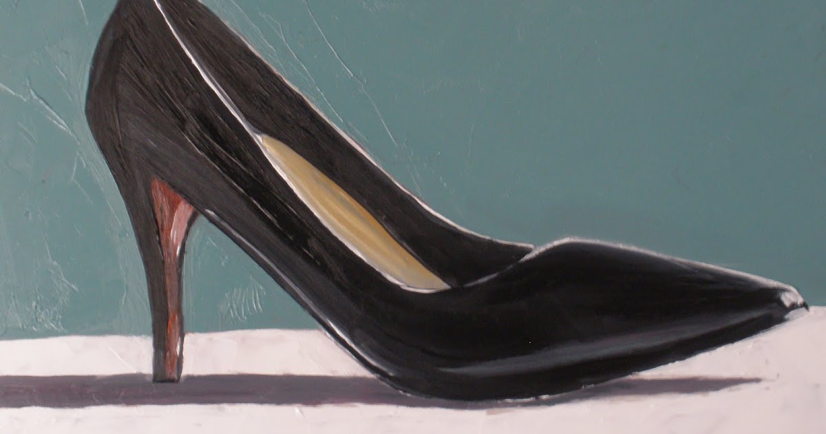 Nicole Estes Painting Blog Louboutin Shoe Oil