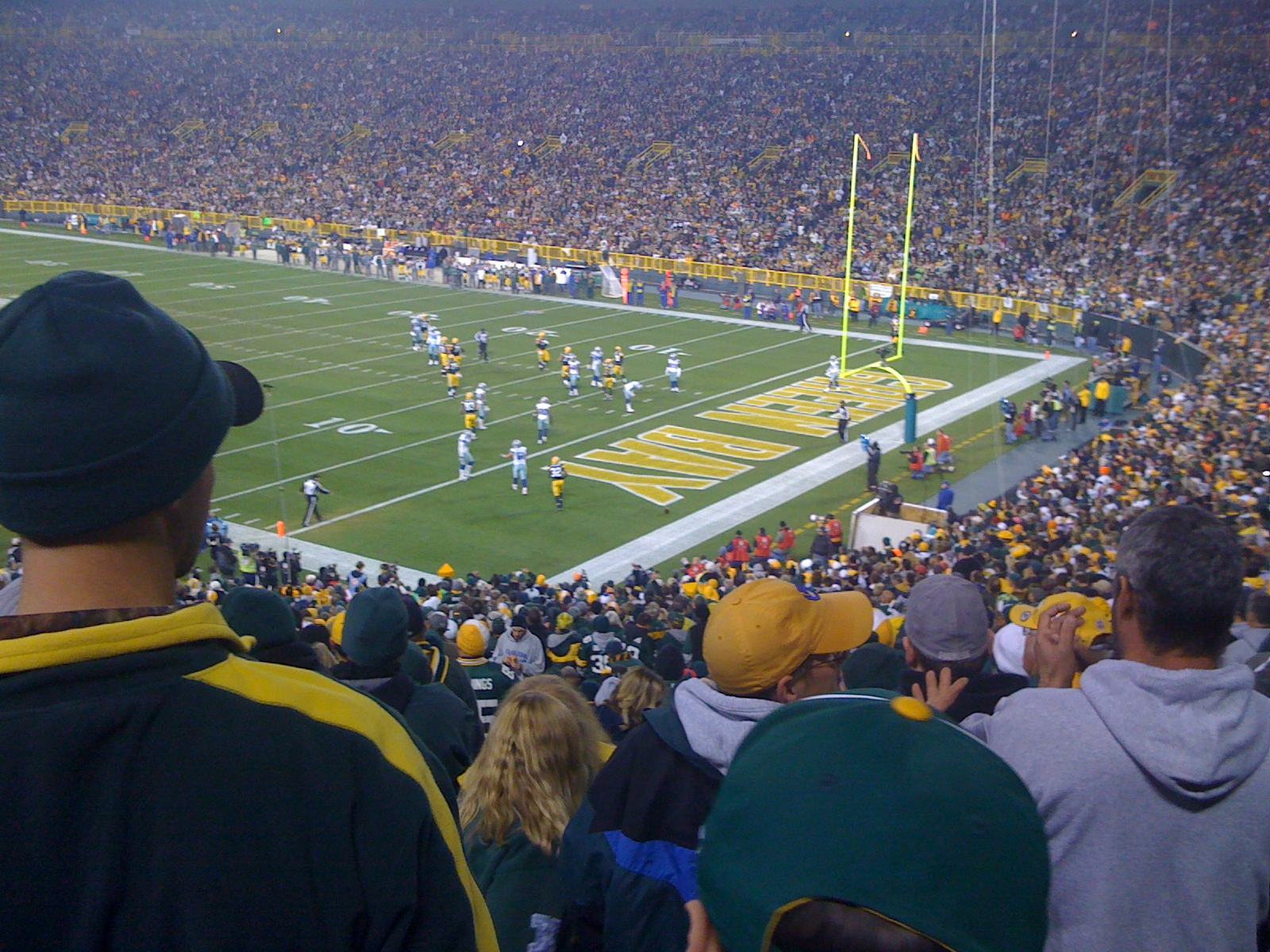 cheesehead touchdown