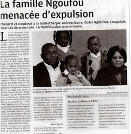 La famille NGoulou menacée d'expulsion