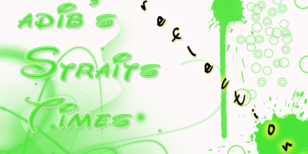 Straits Times Reflection