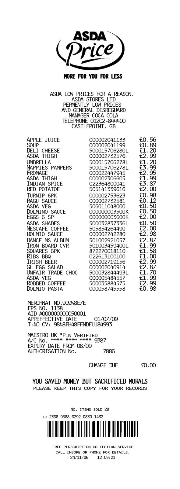 Visual high November 2009