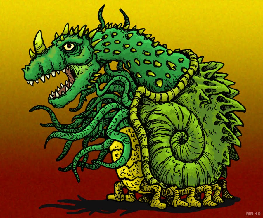 Freaks, Mutants, and Monsters Dragon Snail