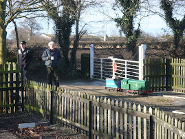 Toby testing his loco