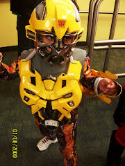 Alex as Bumble Bee from Transformers!