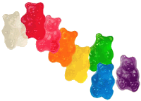 Rainbow Gummy Bear