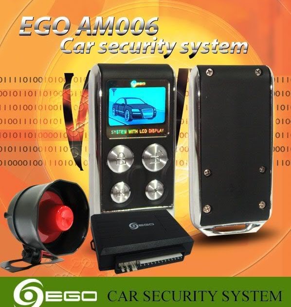 SalesMarketZ Latest! EGO Digital LCD Remote Talking Car Alarm System