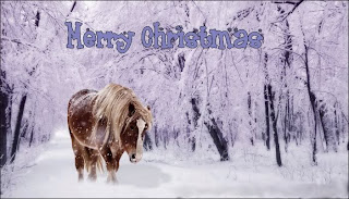 Merry Christmas Horse Wallpapers