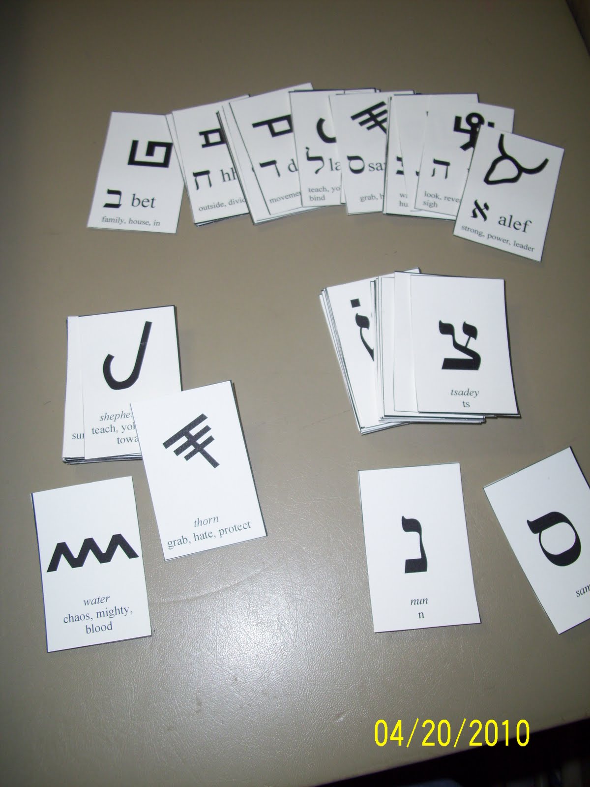 Ancient Hebrew Pictographs