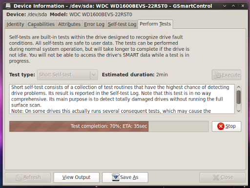 linux test disk health linux test disk health