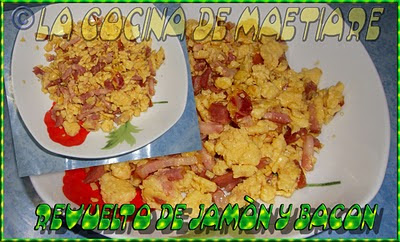 Revuelto de jamón y bacón Revuelto+jamon+y+bacon