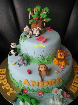 Girl Jungle Cake