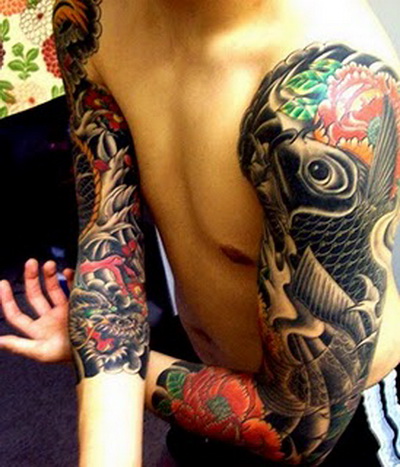 Celtic Tattoo Sleeve on Tattoo Sleeve  Oriental Sleeve  Japanese Sleeve  Flower Sleeve