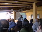Armando Barradas en su exposición en el Encuentro CFI-Agroecologistas