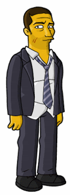 Personajes de la serie Lost al estilo de Los Simpson