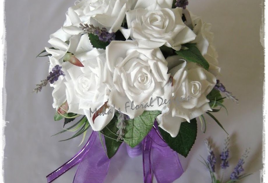 Artificial Wedding Flowers and Bouquets - Australia: White Rose and