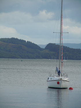 sailing on the Loch