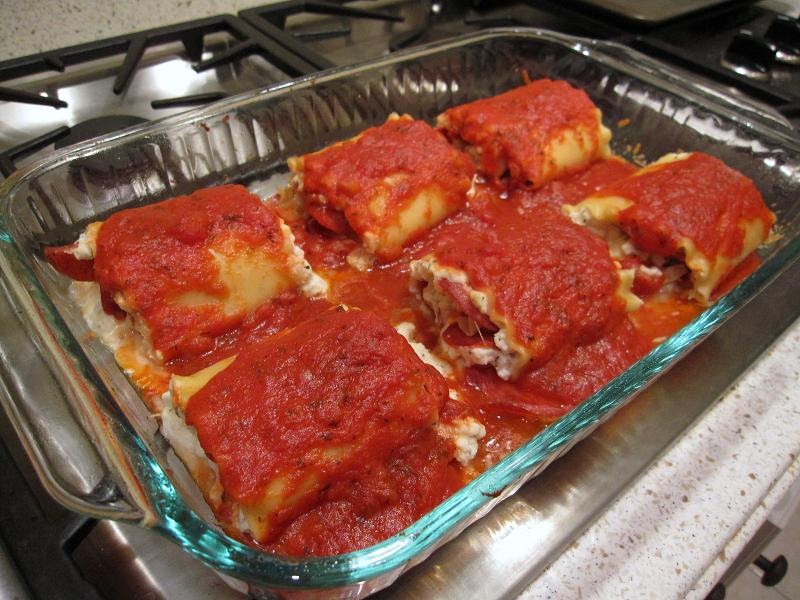 ♥ Love Deliciousness ♥ Pepperoni Lasagna Rollups