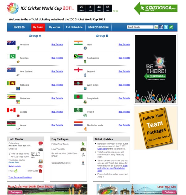 अमित चिविलकर World Cup Cricket Tickets ऑनलाईन खरेदी करा