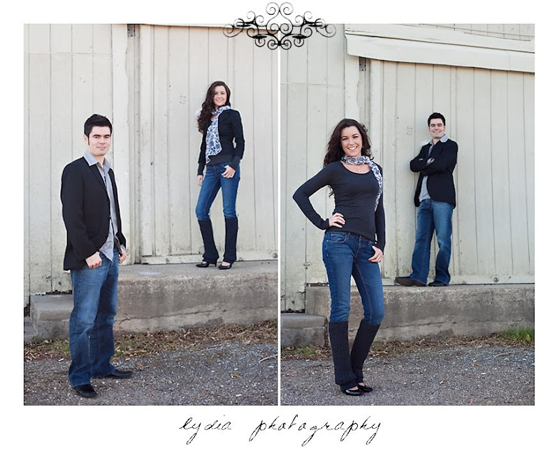 Alicia and Chris' engagement portraits in Cottonwood California