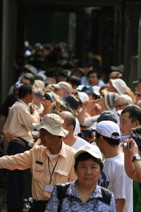 Visitors at Ankor Wat