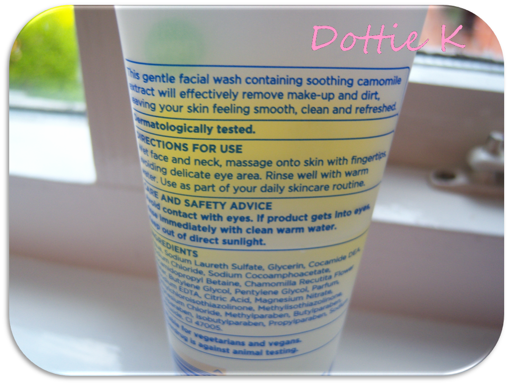 Kimtopia Review Superdrug Camomile Face Wash
