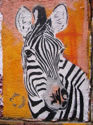 Zebra Stripe Stencil