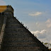 Up and Down at Chichen Itza Pyramids