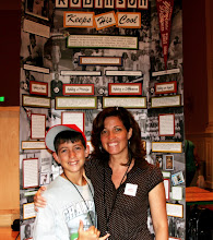 Me and my mom with my history day project June 2008
