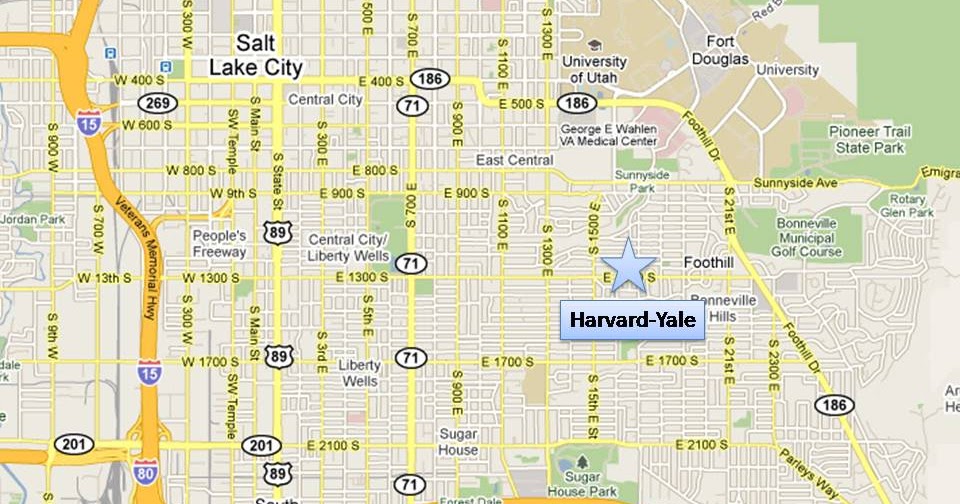 Neighborhoods of Salt Lake City HarvardYale Neighborhood