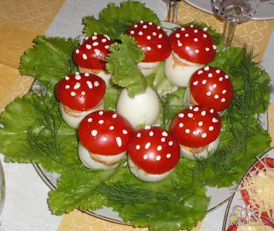 Яйца грибочки фаршированные рецепты с фото