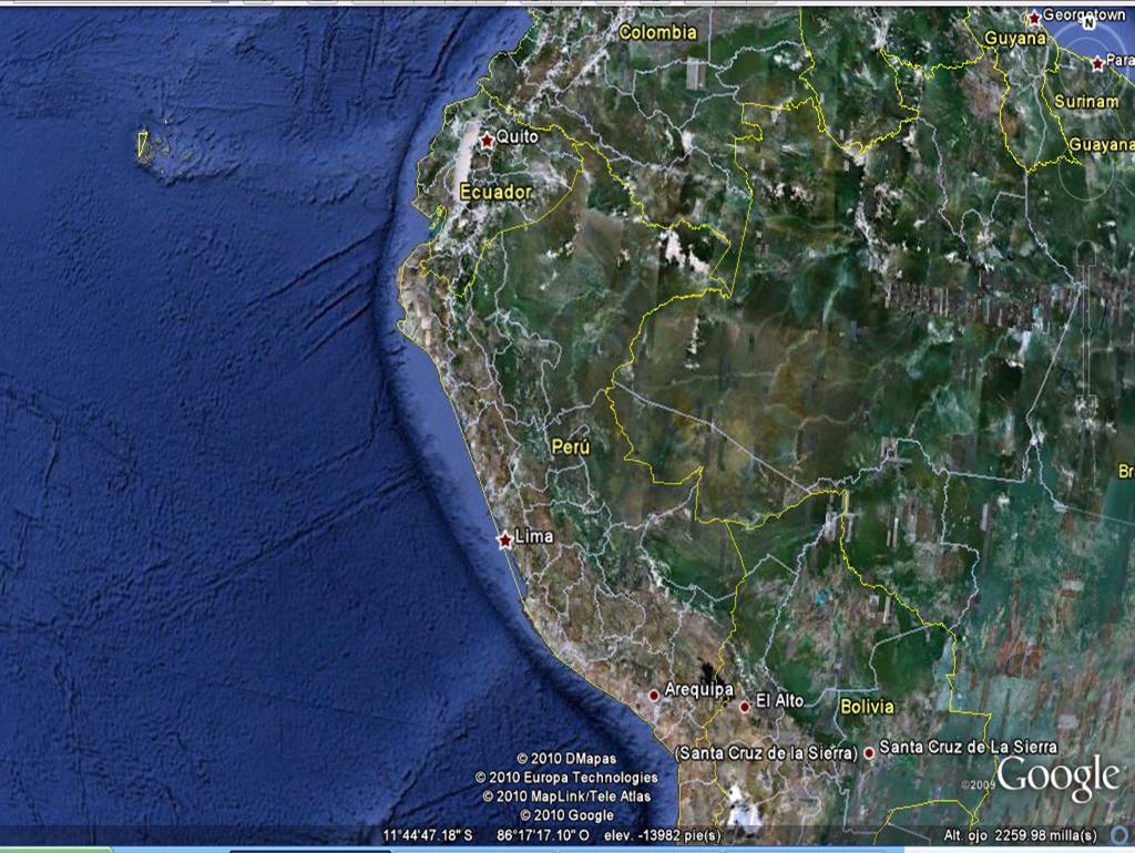 LA HORA DEL SAPO: BING MAPS VS GOOGLE EARTH: EL PRIMER ROUND