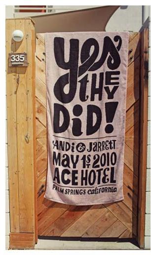 The Bridal Solution Wedding Favors Beach Towels