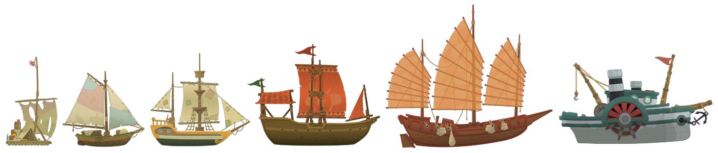 Old Sea Ships