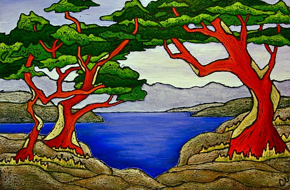 Chrissandra's Art New Arbutus Tree Paintings
