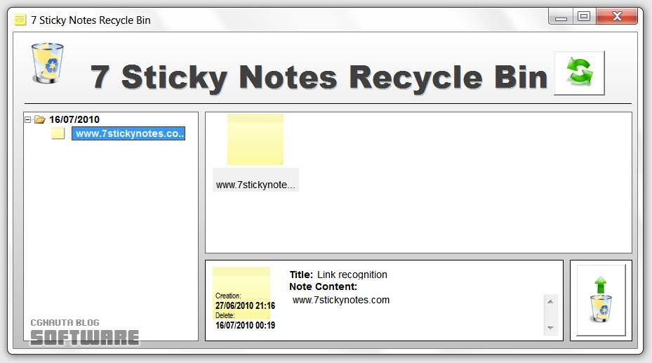Recordatorios para tu escritorio de Windows 7 Sticky Notes Review