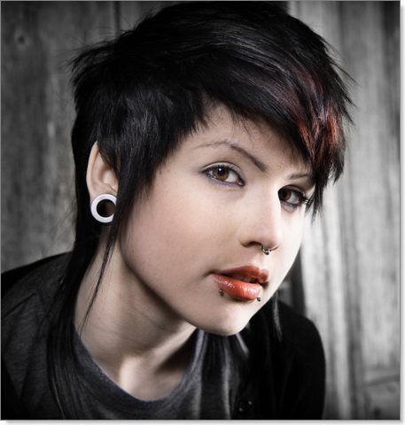 Emo Hair Styles With Image Emo Girls Hairstyle With Short Black Emo Hair