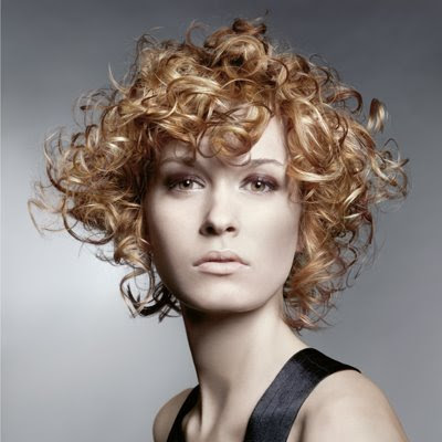 Modern pictures of perm hairstyles and permed hair.