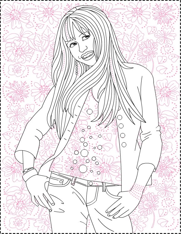 Desenhos para colorir: Hanna Montana