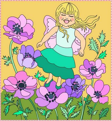 Free Coloring Pages Fairies. Fairy Spring * coloring page